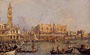 antonio canaletto View of the Ducal Palace in Venice Spain oil painting artist